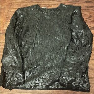 Stenay Elegant Black Silk Top